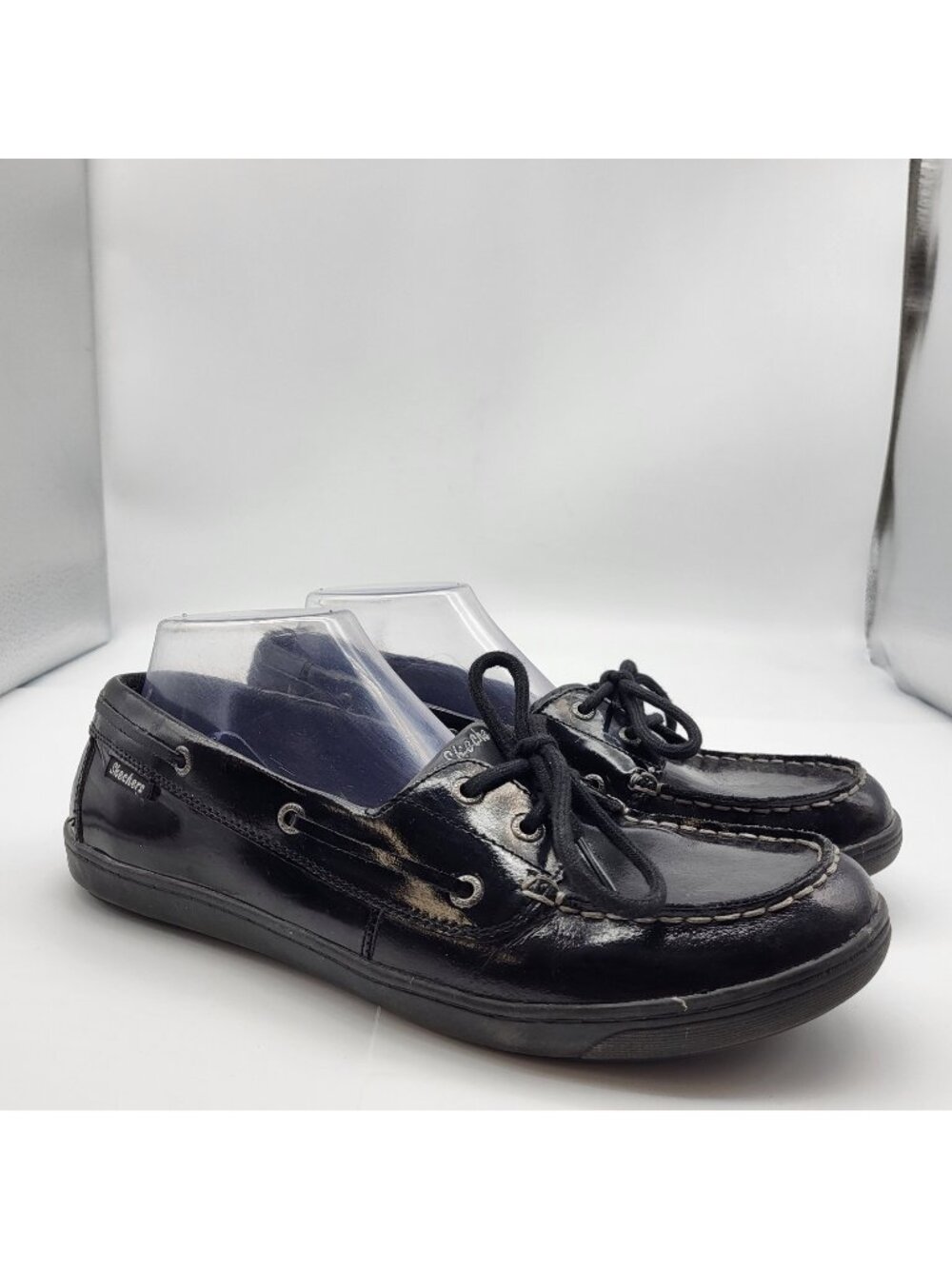 Vintage Skechers USA Y2K Patent Leather slip on shoes SZ 10 Festival shoes